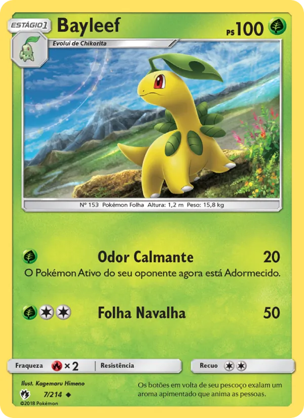 Bayleef Trovões Perdidos 7/214