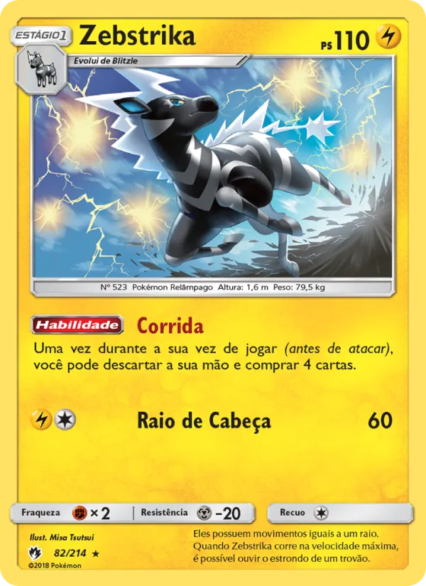 Zebstrika Trovões Perdidos 82/214