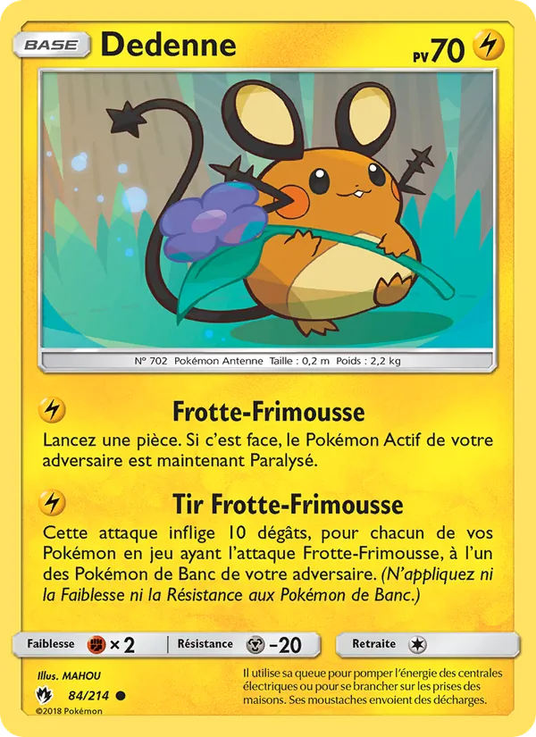Dedenne Tonnerre Perdu 84/214