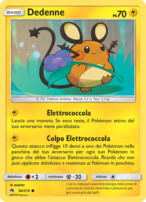 Dedenne Tuoni Perduti 84/214