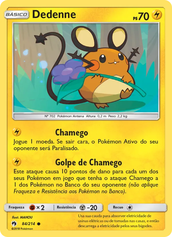Dedenne Trovões Perdidos 84/214