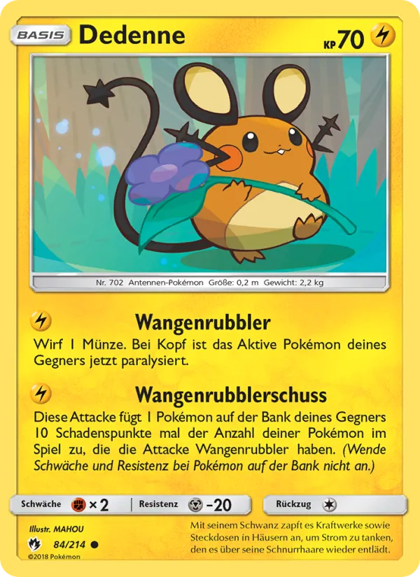 Dedenne Echo des Donners 84/214