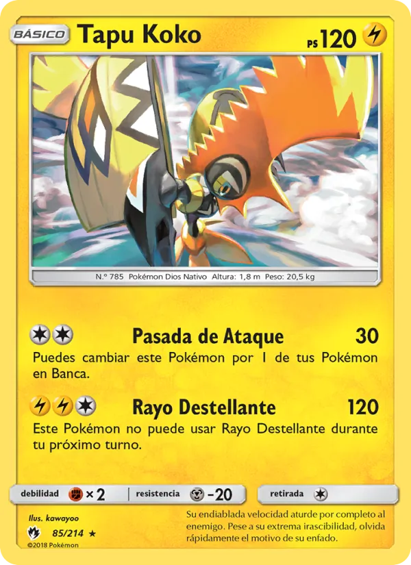 Tapu Koko Truenos Perdidos 85/214