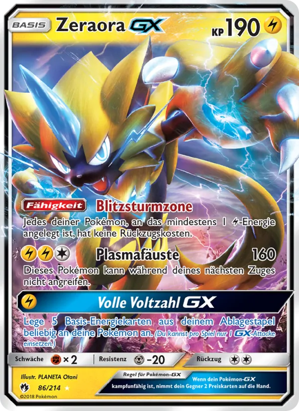 Zeraora GX Echo des Donners 86/214