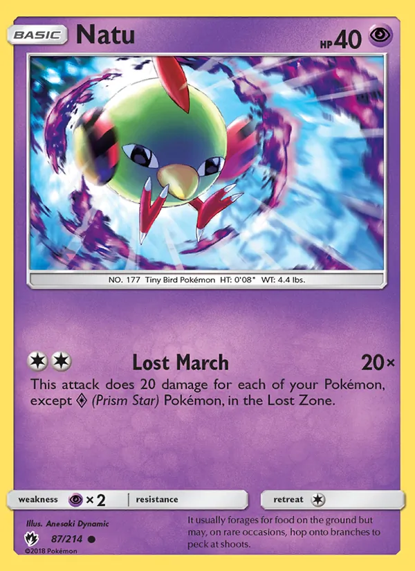 Natu Lost Thunder 87/214