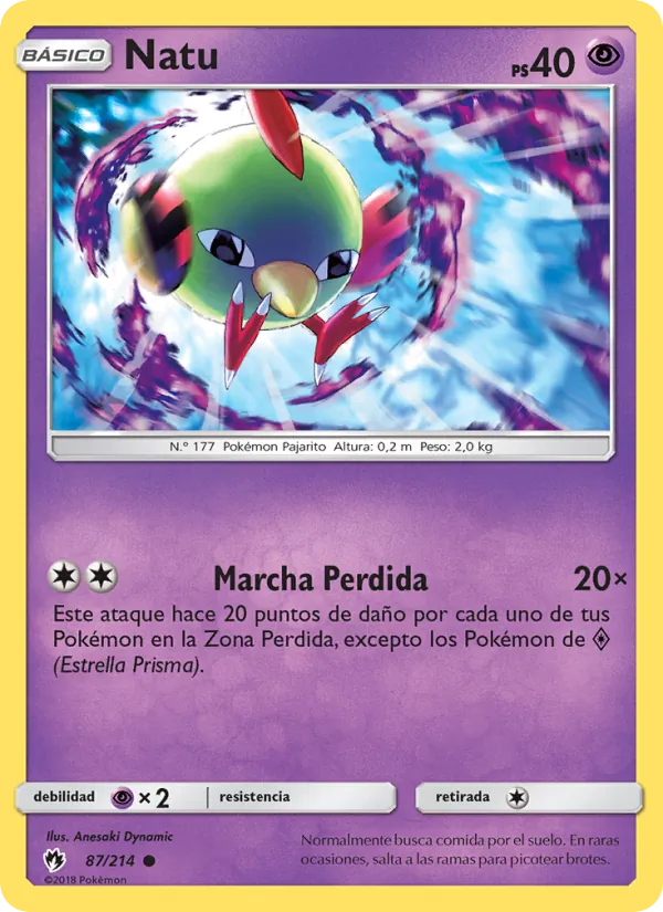 Natu Truenos Perdidos 87/214