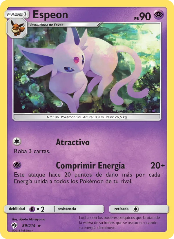 Espeon Truenos Perdidos 89/214
