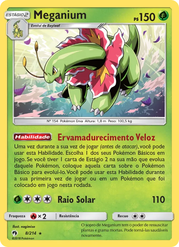 Meganium Trovões Perdidos 8/214