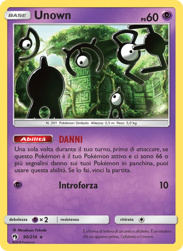 Unown Tuoni Perduti 90/214