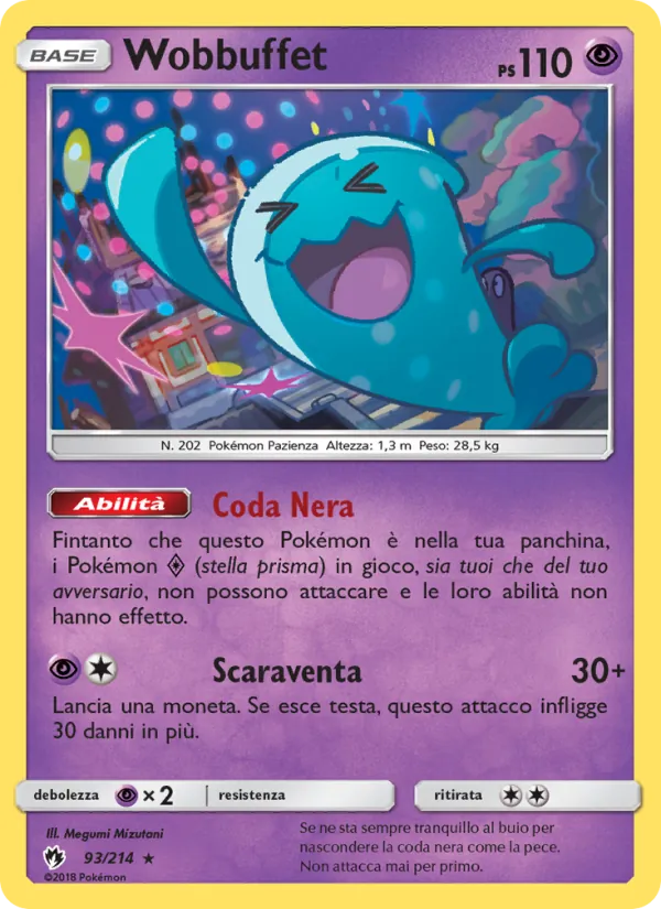 Wobbuffet Tuoni Perduti 93/214