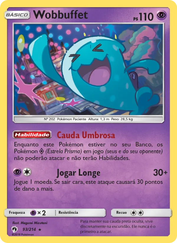 Wobbuffet Trovões Perdidos 93/214