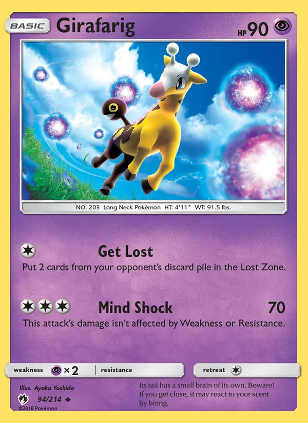 Girafarig Lost Thunder 94/214