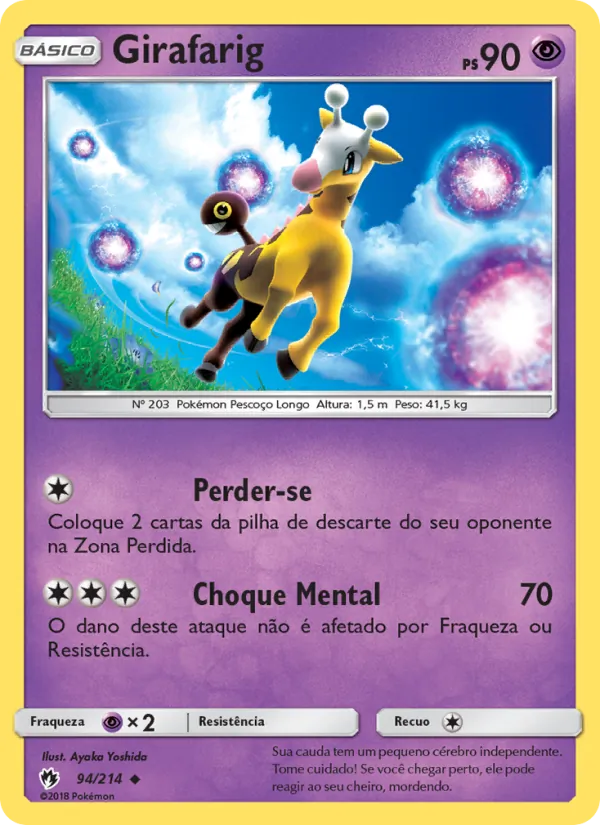 Girafarig Trovões Perdidos 94/214