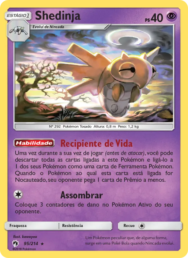 Shedinja Trovões Perdidos 95/214