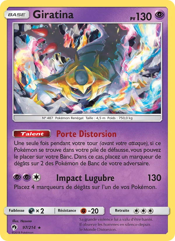 Giratina Tonnerre Perdu 97/214