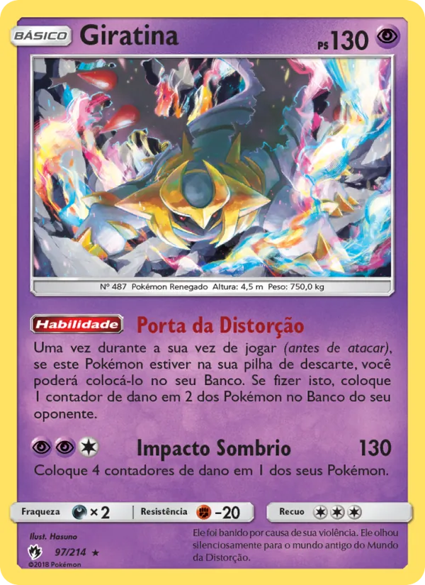 Giratina Trovões Perdidos 97/214