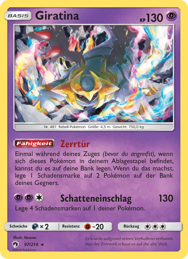 Giratina Echo des Donners 97/214