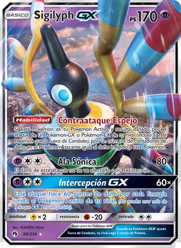 Sigilyph GX Truenos Perdidos 98/214