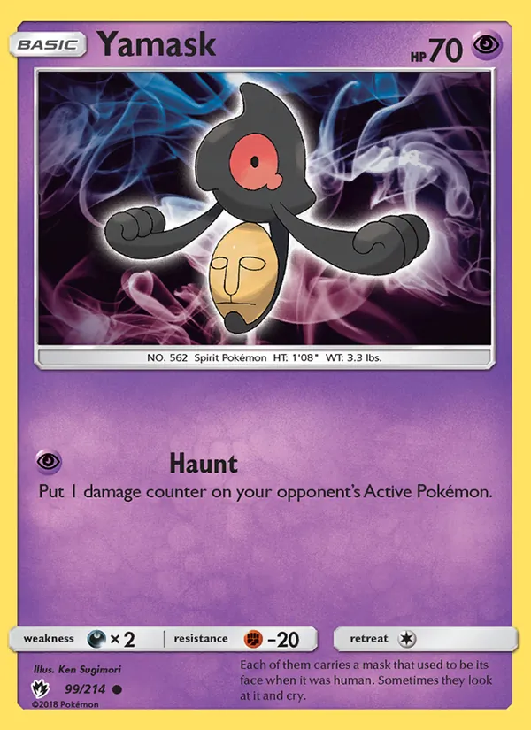 Yamask Lost Thunder 99/214
