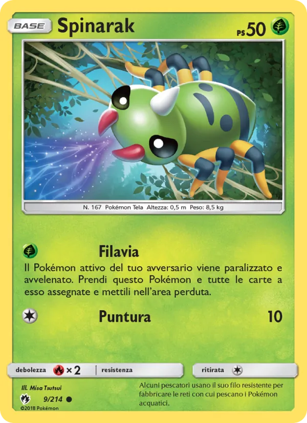 Spinarak Tuoni Perduti 9/214