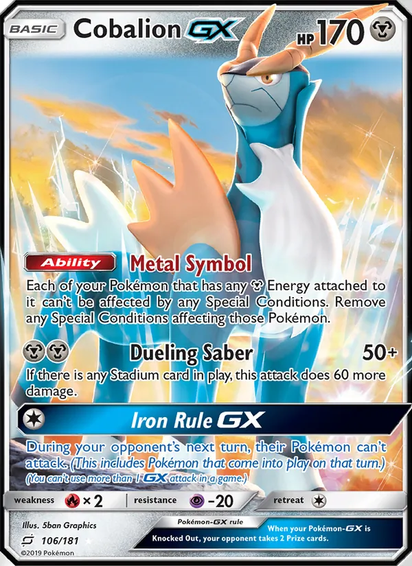 Cobalion GX Team Up 106/181