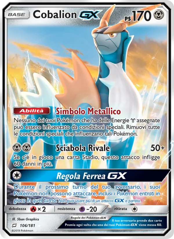 Cobalion GX Gioco di Squadra 106/181