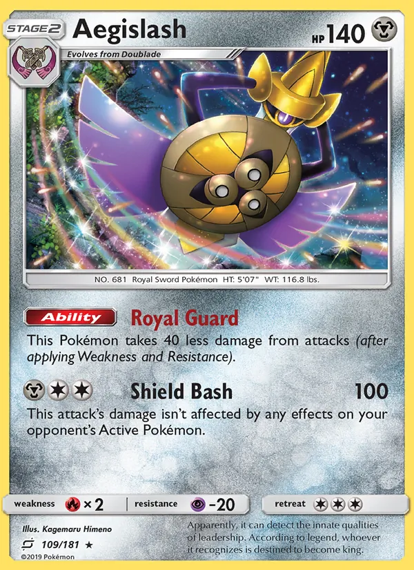 Aegislash Team Up 109/181