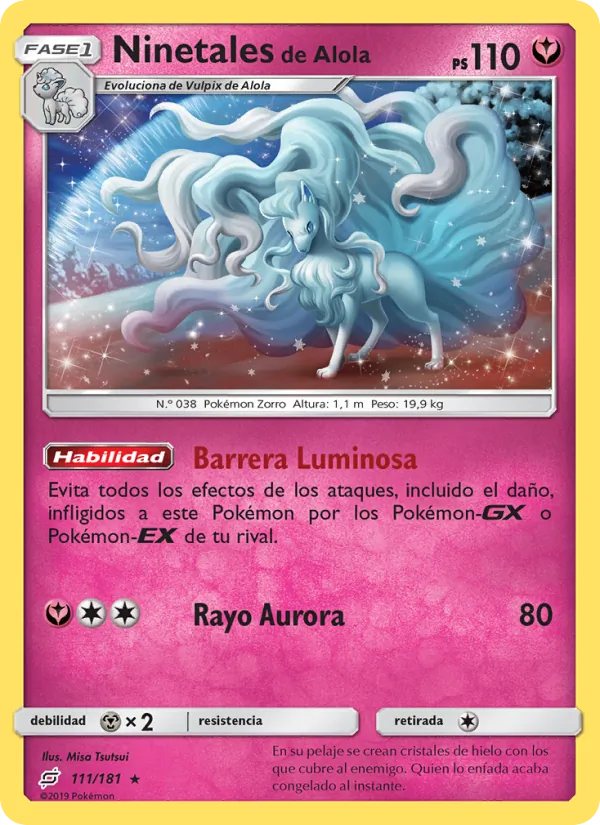 Ninetales de Alola Union de Aliados 111/181