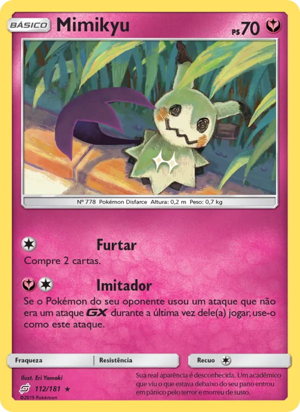 Mimikyu União de Aliados 112/181