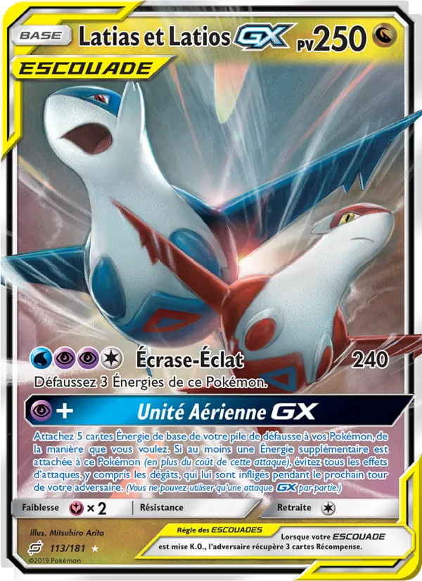 Latias et Latios GX Duo de Choc 113/181