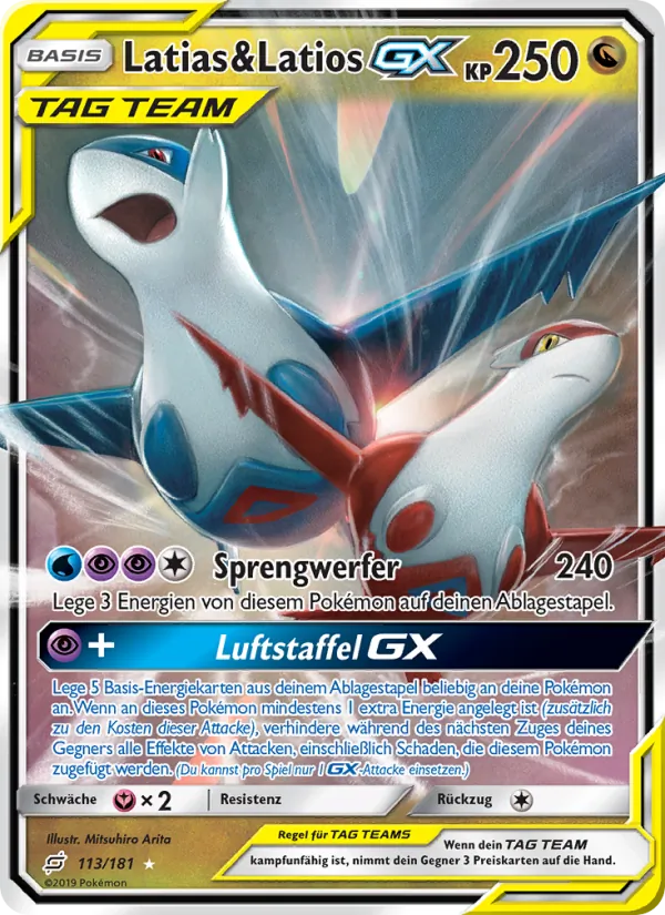 Latias & Latios GX Teams Sind Trumpf 113/181
