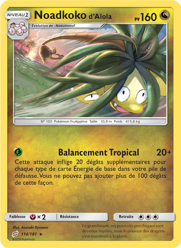 Noadkoko d’Alola Duo de Choc 114/181