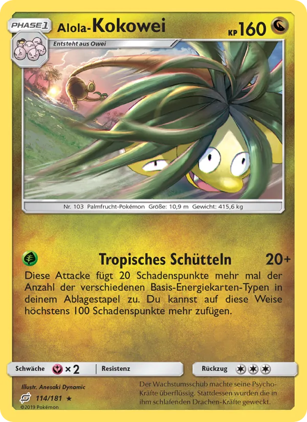 Alola-Kokowei Teams Sind Trumpf 114/181