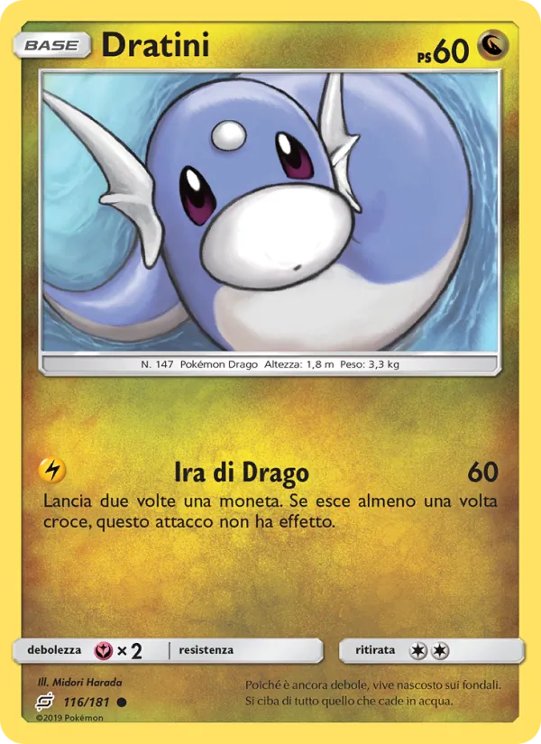 Dratini Gioco di Squadra 116/181