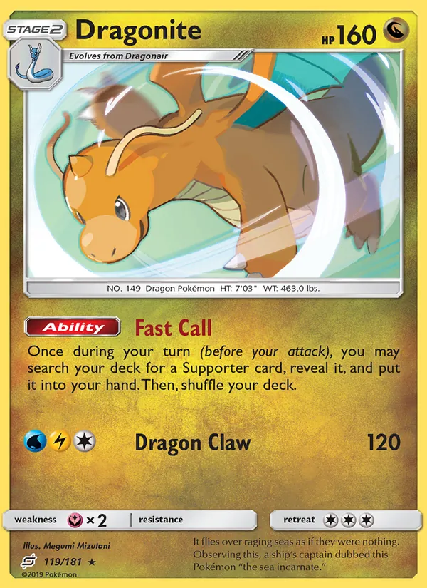 Dragonite Team Up 119/181