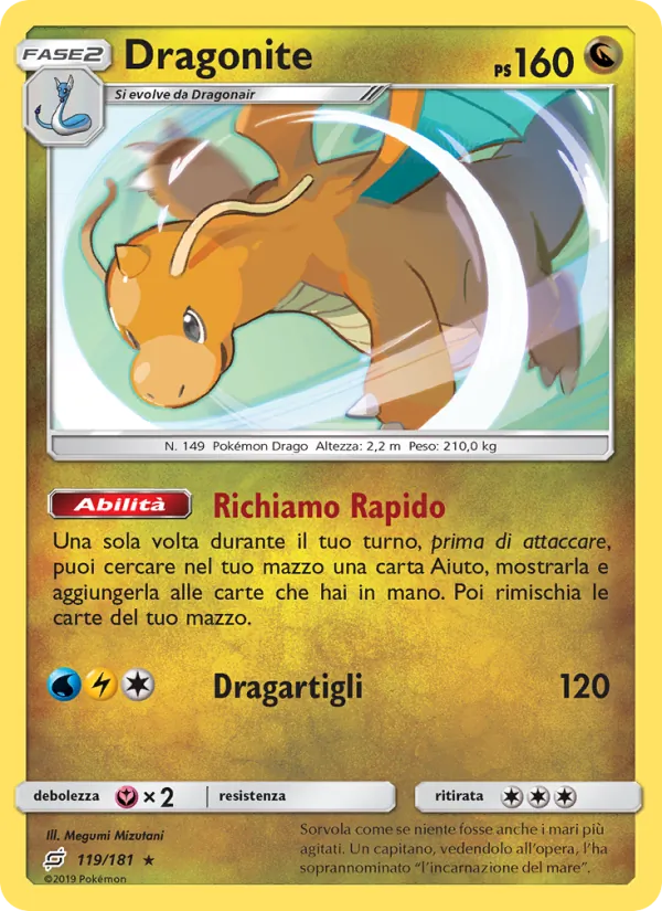 Dragonite Gioco di Squadra 119/181