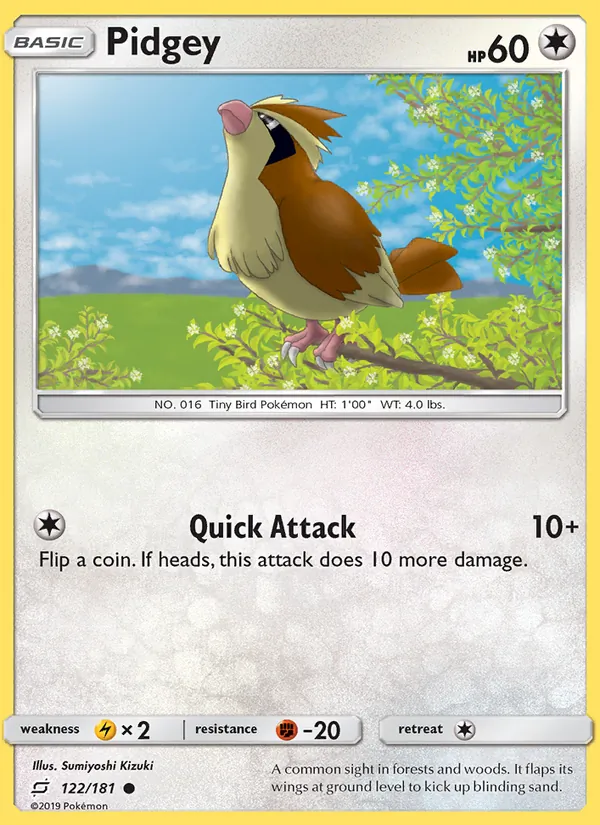 Pidgey Team Up 122/181