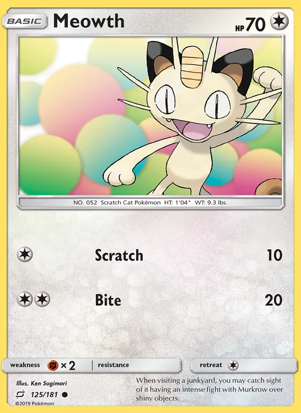 Meowth Team Up 125/181