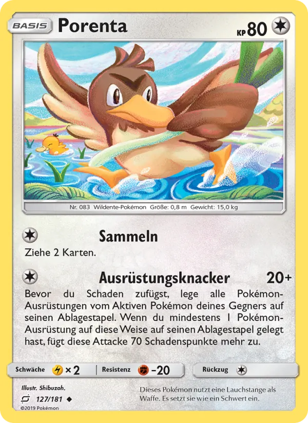 Porenta Teams Sind Trumpf 127/181