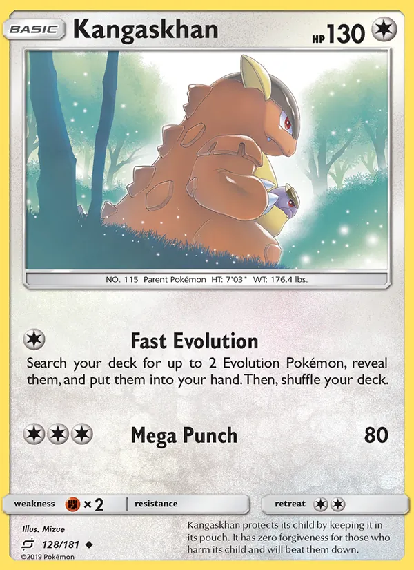 Kangaskhan Team Up 128/181