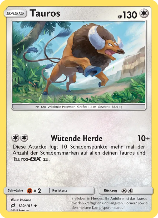Tauros Teams Sind Trumpf 129/181