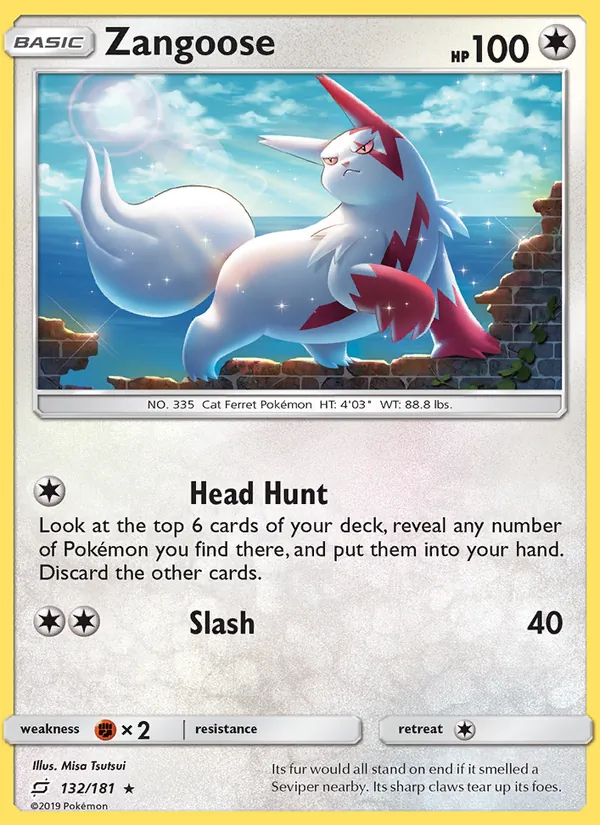 Zangoose Team Up 132/181