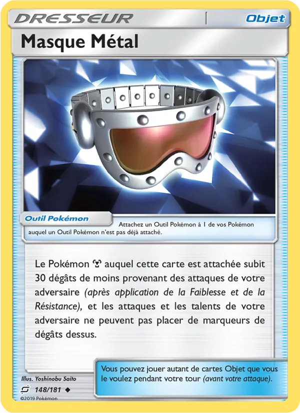 Masque Métal Duo de Choc 148/181