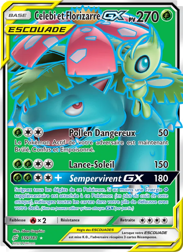 Celebi et Florizarre GX Duo de Choc 159/181