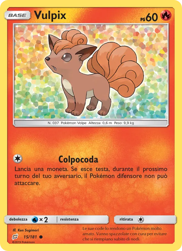 Vulpix Gioco di Squadra 15/181