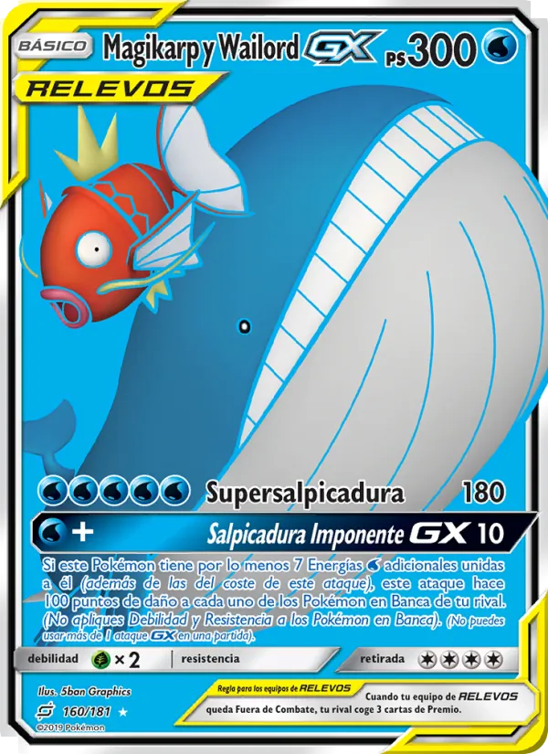 Magikarp y Wailord GX Union de Aliados 160/181