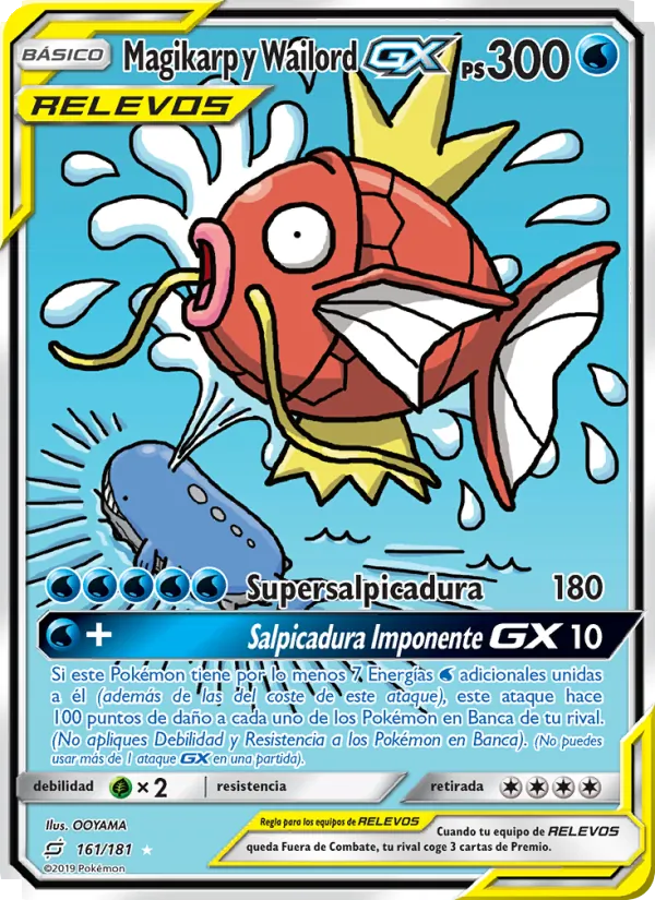Magikarp y Wailord GX Union de Aliados 161/181