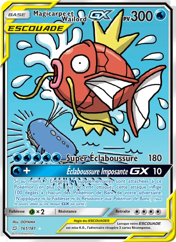 Magicarpe et Wailord GX Duo de Choc 161/181