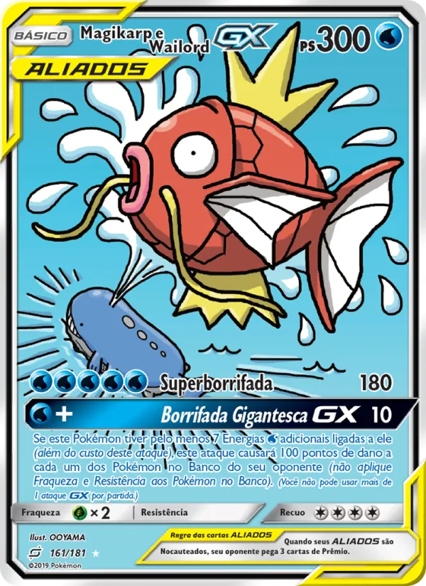 Magikarp e Wailord GX União de Aliados 161/181