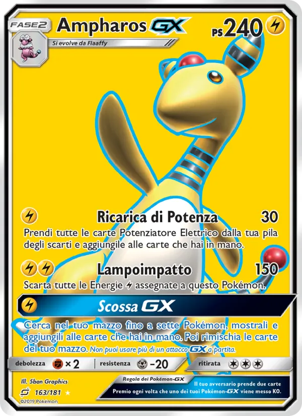 Ampharos GX Gioco di Squadra 163/181